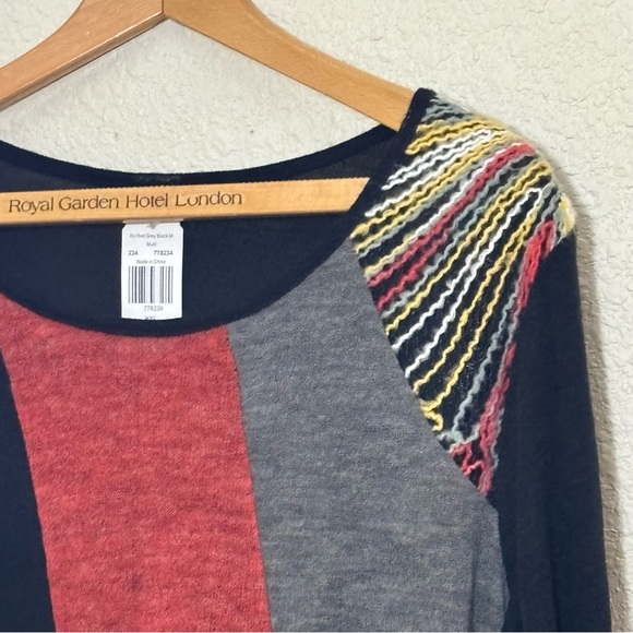 New This & That lightweight lined swing tunic top color block. Women’s XXL - Picture 3 of 8